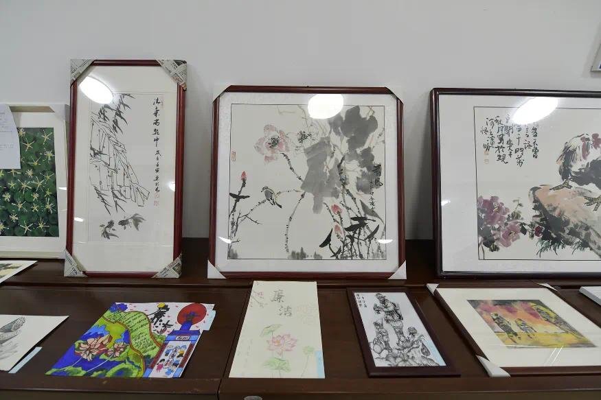 翰墨書清風(fēng)，喜迎二十大——青島支隊(duì)舉辦廉潔主題書法筆會(huì)交流活動(dòng)